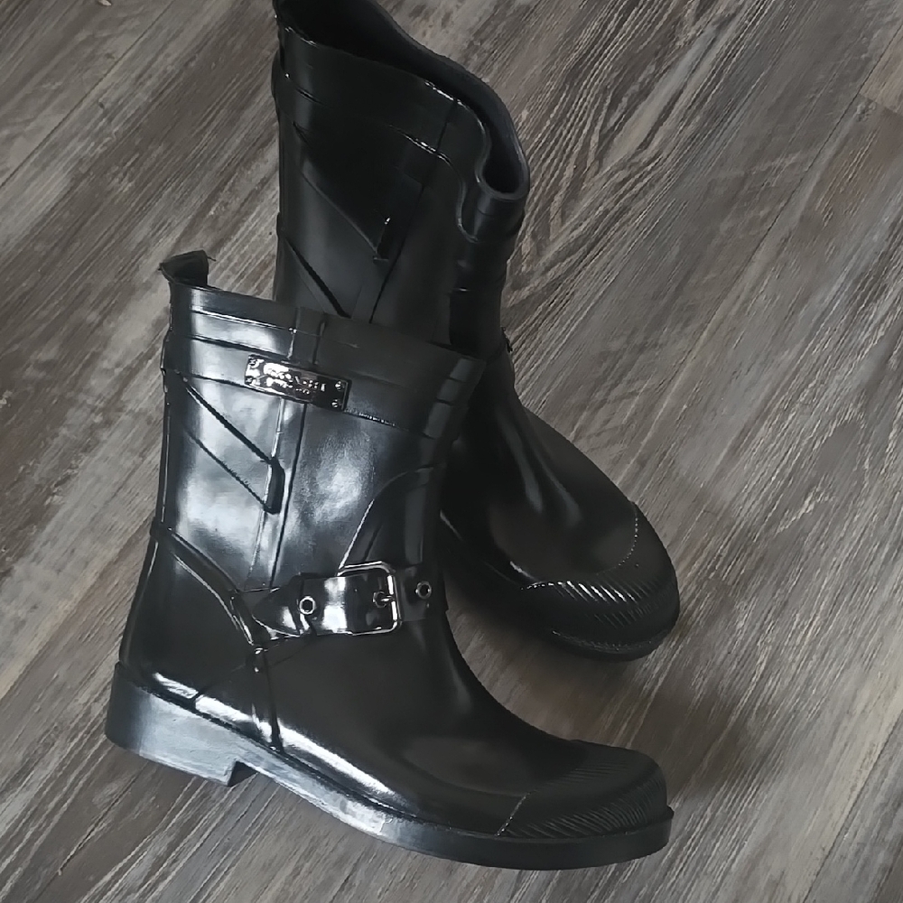 Coach Black Winter & Rain Boots